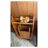 Wooden Cane Rack, Umbrella Stand, Gun Rack, and