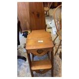 Wooden Stepstool Chair Ironing Board