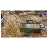 Vintage Rolling Metal Tool Cart 32 x 11 x 17.5