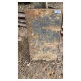 Two Steel Plates 16 x 28 x 1