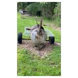 Homemade Pull Behind Smoker Needs Tires No Title