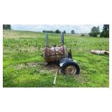 Homemade Pull Behind Smoker Needs Tires No Title