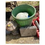 Coleman Lantern, Hard Hat, & Soldering Iron