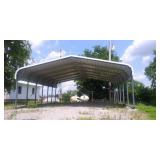 Metal Carport 25 Feet x 22 Feet x 9 Feet NOTE One