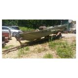 Boat & Trailer FARM USE Only NO TITLE TO EITHER