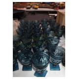 13 Blue Goblets