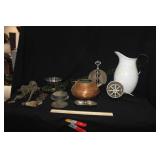 Metalware Including Larkin Food Grinder