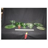 11 Piece Depression Glass