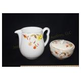 Jewel Tea Pitcher & Covered Dish