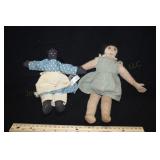 Black & Folk-Art Cloth Dolls