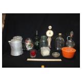 Barometer, Jar, Bottles, & More