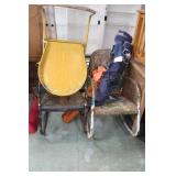 5 Metal Lawn Chairs