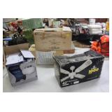 3 Ceiling Fans & Ceiling Fan Light