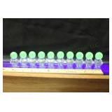 10 Vaseline Marbles w/ Stands