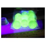 10 Vaseline Marbles w/ Stands