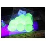 10 Vaseline Marbles w/ Stands