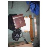 Bags, Wicker Basket, Bamboo Blind, & More