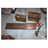 2 Ammo Boxes, Homemade Pump, & Hand Saw