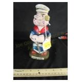 Cast Iron Popeye Bank (Reproduction)