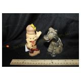 Cast Iron Sparky & Elmer Fud Bank (Reproduction)