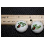 2 7UP Marbles