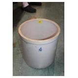 #4 Crock w/ Crack
