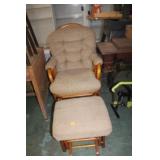 Glider Chair & Foot Stool