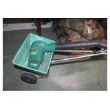Leaf Blower NOTE has a crack & Lawn Spreader