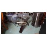 Funky Glass Coffee Table 34.5 x 30.25 x 17