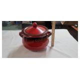 Red Italy Casserole Pot Terr D