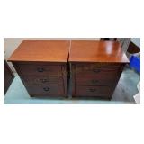 Two End Tables 23.75 x 17.5 x 27.5
