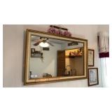 Framed Mirror 36 x 24 and Wall Décor