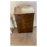 Wooden Trash Bin 19 x 14 x 31