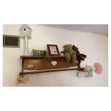 Quilt Rack 41.5 x 5.5 x 11 and Décor