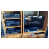 Dynex 31" TV, Philips Stereo, Philips DVD Player,