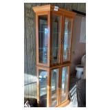 Lighted Curio Cabinet 33 x 11 x 76