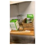 Cutting Board & Jars, Lids, & Rings