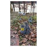 Frog, Boy, Whirly Gig & Solar Lights