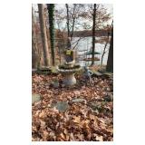 Two Frogs and a Fountain