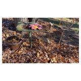 Birdbath, Sprinkler, Duck Decoy, & Duck Crossing