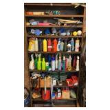 Metal Shelf 37 x 12.5 x 78 and Contents