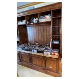 Entertainment Center 83x22x81.5 Area for TV 54x38