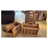 Wooden Perpetual Calendar & Magazine Rack