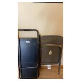 Folding Tea Table & A Folding Chair