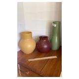 Pottery Barn Vases, One Chipped