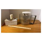 Parts to a Cuisinart Food Processor