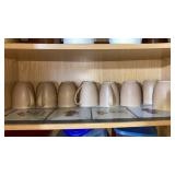 Set of Eight Colorware Mugs