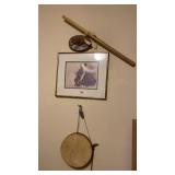 Flute, Drum, & Framed Print