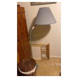 Floor Lamp, Drying Rack, and a Lap Table
