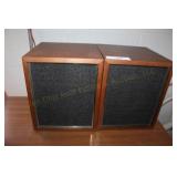 Two Panasonic Speakers Model #RD-7672 8.25x8.5x10